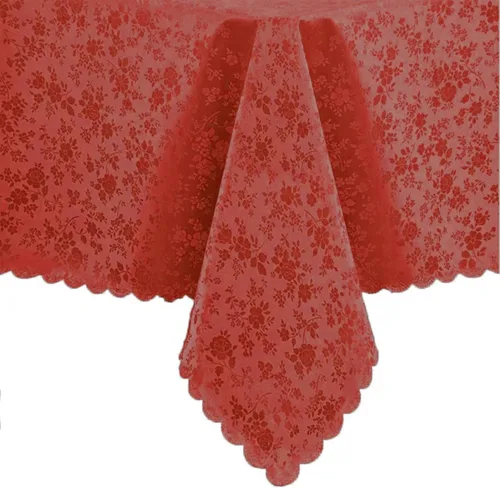 Miniatura 15 de Jeloris Mantel de Vinilo Impermeable, Mantel Redondo de Plástico Resistente, Cubierta de Mesa de Vinilo Limpiable a Prueba de Derrames y Aceite