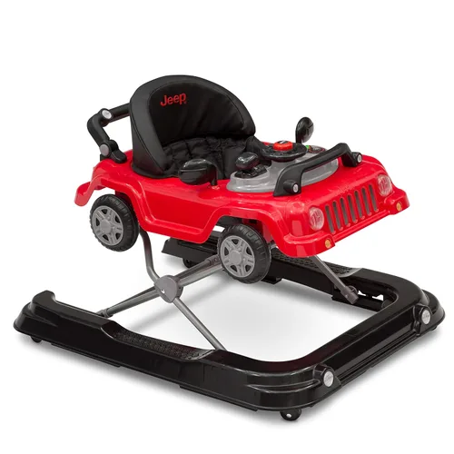 Miniatura 11 de Jeep Classic Wrangler 3 en 1 Crece Conmigo Andador de Actividades - Cuenta con música, luces, bandeja de juego extraíble, modo andador de empuje, se
