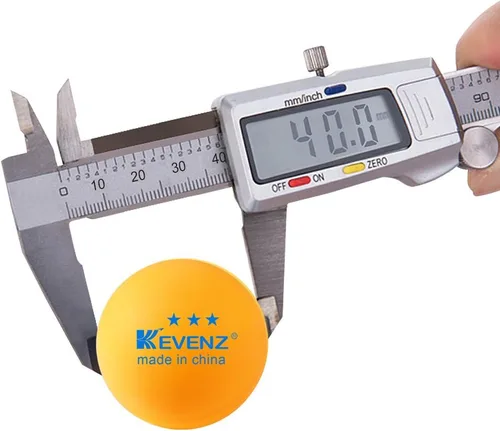 Miniatura 3 de KEVENZ Paquete de 60 pelotas de ping pong de 3 estrellas, pelota de tenis de mesa avanzada de 1.57 pulgadas + mm, pelotas de ping pong al aire