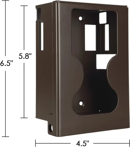 Miniatura 3 de Caja de seguridad para cámara de rastreo y caja protectora de metal compatible con modelo A280W W600, GardePro E6 E6P E5 E8, Meidase P60 P80 P90 S800