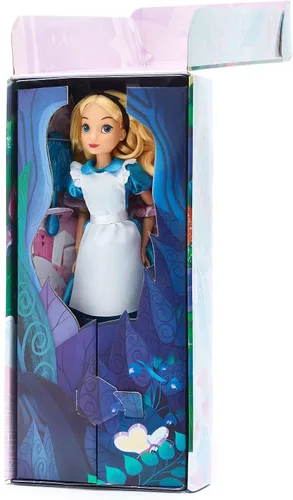 Miniatura 8 de Disney Store Dolls & Games - Muñeca clásica de princesa (Alicia), 11 pulgadas, incluye cepillo con detalles moldeados, juguete totalmente posable