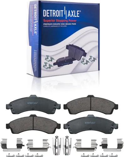 Miniatura 70 de Detroit Axle - Pastillas de freno traseras para Kia Sportage 2017-2022, Hyundai Tucson 2016-2021, pastillas de freno de cerámica 2018 2019 2020