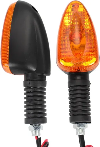 Miniatura 3 de 2 indicadores de señal de giro delanteros o traseros para motocicleta, compatibles con BMW R1100/R1150/R1200/R850 1994–2007 (ámbar)