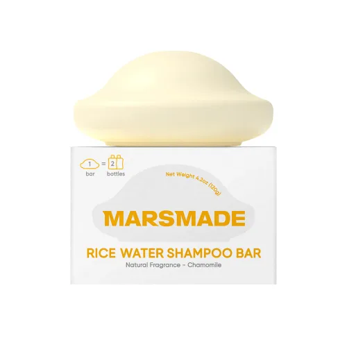 Miniatura 10 de Marsmade Barra de Champú de Aceite de Ricino Hidratante y Humectante Jabón Natural para el Cabello para el Baño, Crecimiento del Cabello y Nutrición