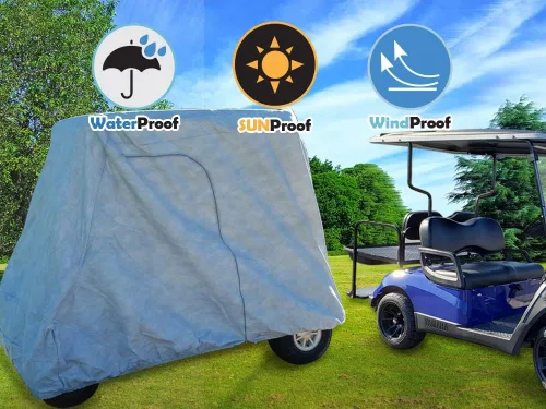 Miniatura 6 de CarsCover HD - impermeable, cubierta para carro de golf UTV para Yamaha, Club Car, EZ Go