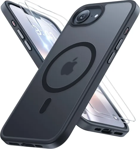 Miniatura 130 de Miracase Funda diseñada para iPhone SE 2022/SE 2020/7/8, funda multicolor de silicona a prueba de golpes (rojo)