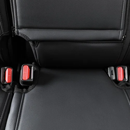 Miniatura 22 de EKR - Fundas de asiento de automóvil a la medida para Honda Civic Sedan, Sport, LX - Cuero sintético (negro)