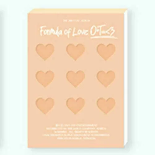 Miniatura 2 de TWICE Formula of Love (fórmula de amor): O+T=<3 contenido del tercer álbum+póster+juego de tarjetas de fotos de mensaje+guía Kpop sellada