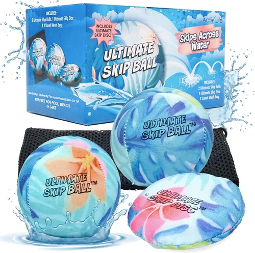 Miniatura 15 de Activ Life - Pelotas de agua más grandes de 3 pulgadas, pelota de rebote de agua para piscina, juguetes de playa para amigos, familia, niños