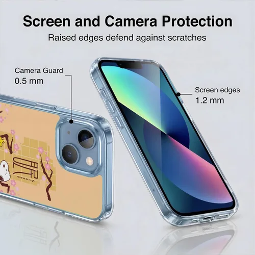 Miniatura 499 de Carcasa de gel para iPhone 7 Plus/iPhone 8 Plus, diseño de Snoopy Oriental de Peanuts, Badges