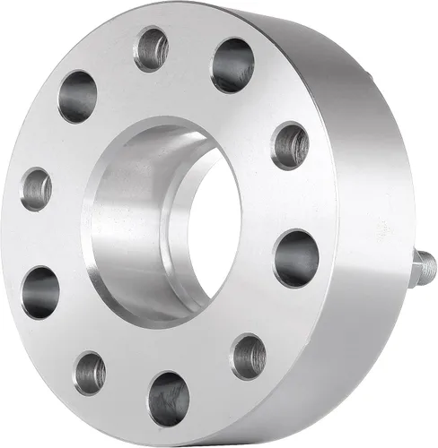 Miniatura 9 de SCITOO 2 separadores de rueda de 5 x 5.5 pulgadas, adaptadores espaciadores de rueda de 2 pulgadas con pernos de 9/16 de 3.063 in, 5 lengüetas