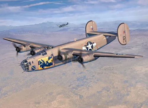 Miniatura 8 de Revell 03831 B-24D Liberator Kit de modelo de plástico sin construir/sin pintar a escala 1:48