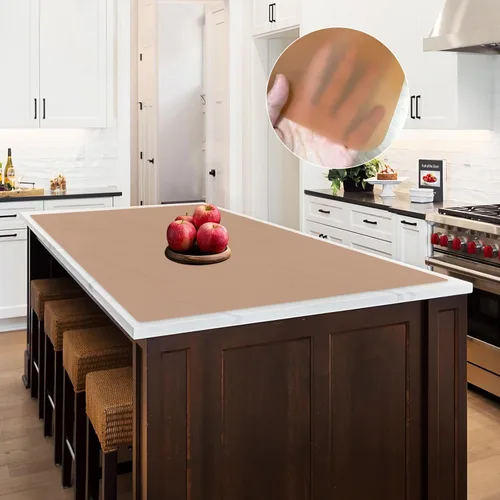 Miniatura 14 de Tapete de silicona súper grande, 120 x 24 pulgadas, tapete de silicona para encimera de cocina, tapete antideslizante resistente al calor, tapete