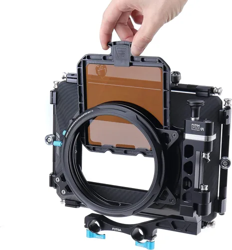 Miniatura 6 de Fotga - Filtro cuadrado de densidad neutra de vidrio óptico de 4 x 4 pulgadas, ND2 filtros ND completos para soporte de caja mate Swing Away (ND2)