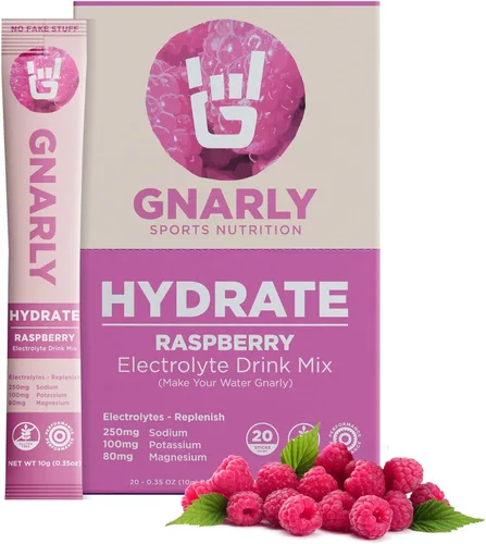 Miniatura 15 de Gnarly Nutrition Hydrate Electrolyte Powder – Mezcla de bebida hidratante para ejercicio de naranja piña – Certificado NSF Sport – Solución