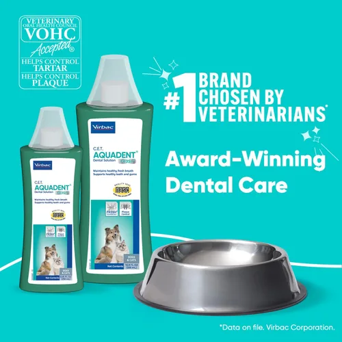Miniatura 3 de Virbac C.E.T. Aquadent Solución Dental para Perros y Gatos (8.5 fl oz)
