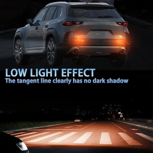 Miniatura 4 de Reflectores LED rojos para parachoques trasero Faros antiniebla de freno y cola Compatibles con Mazda CX-30 CX-50 Accesorios adicionales con función