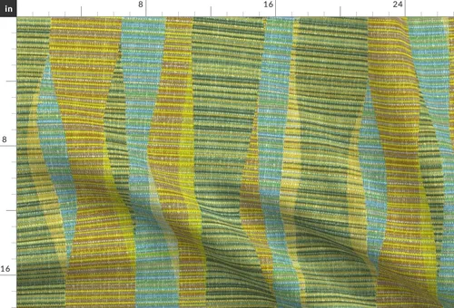 Miniatura 4 de Spoonflower Tela – Mid Century Modern Olive Green Aqua Retro 1960S Atómica Era 1950S Impreso en tela de lona reciclada Fat Quarter – Tapicería