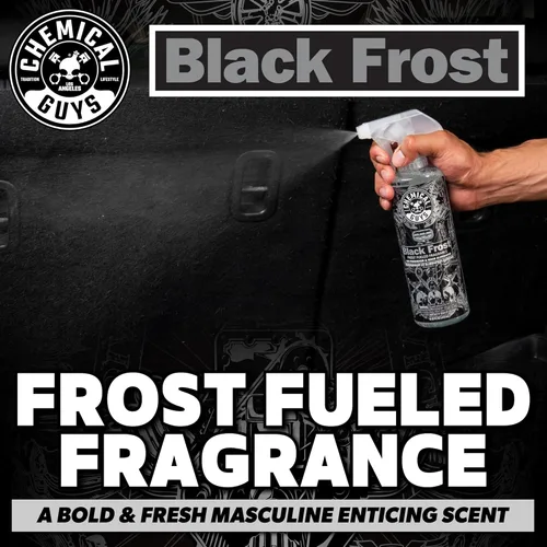 Miniatura 2 de Chemical Guys Black Frost Air - Ambientador en aerosol premium para automóvil y eliminador de olores, aerosol de aroma masculino fresco