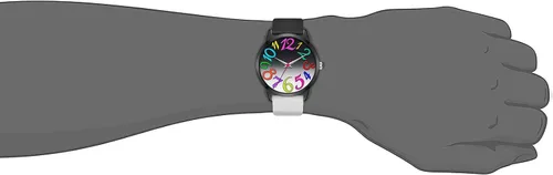Miniatura 6 de Bisley Reloj de silicona de retazos para mujer, de 1.457 in, con cara grande, fácil de leer, resistente al agua