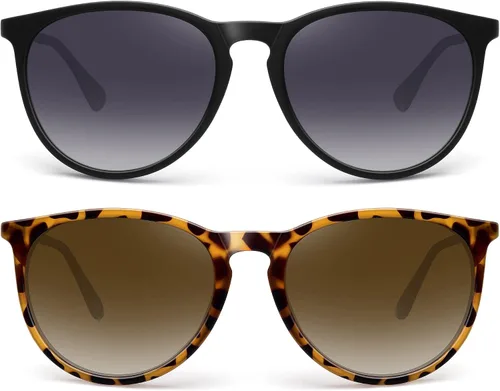 Miniatura 6 de Fozono Gafas de sol para mujer modernas polarizadas vintage para hombre con protección UV 400