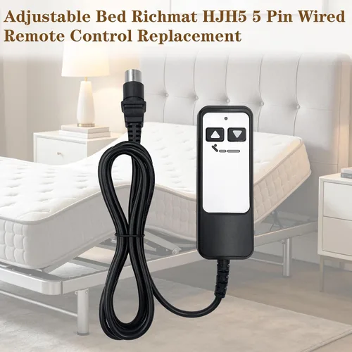 Miniatura 4 de Cama ajustable Richmat HJH5 5 Pin Wired Remote Control Reemplazo