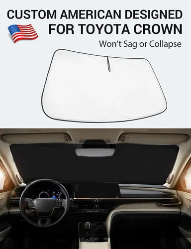 Miniatura 658 de Proadsy Parasol plegable para parabrisas delantero 2026, ajuste personalizado, accesorios para CRV SUV LX EX EX-L EX-L Navi Touring 2017-2022