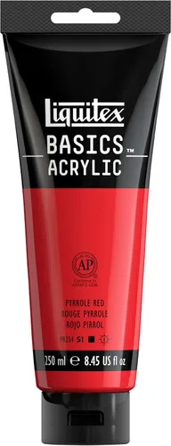 Miniatura 133 de Liquitex BASICS Pintura Acrílica, Botella de 400ml (13.5 oz), Blanco Titanio Titanio Blanco