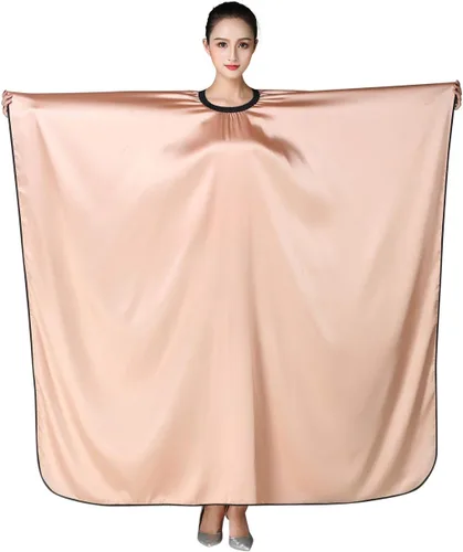 Miniatura 6 de Capa de peluquería de peluquería para adultos, satén profesional, vestido de peluquería impermeable, champú y capas de corte