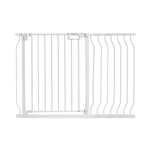 Miniatura 10 de VEVOR - Puerta de bebé extra ancha de 29.5-46" para escaleras, puerta de cierre automático para perros para la casa, puertas para mascotas de fácil
