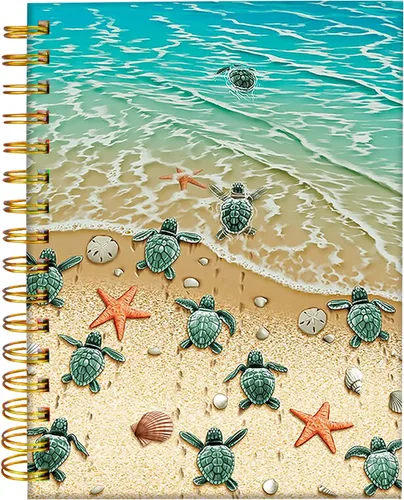 Miniatura 8 de iampanda Cuaderno Diario en Espiral, Animales Lindos Encuadernación Fuerte de Doble Alambre con Papel Premium para Niñas Mujeres, 60 Hojas A5