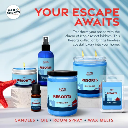 Miniatura 6 de Park Scents Resorts – Floridian Theme Park Inspired Luxury Hotel Fragrance Room Spray – Espray ambientador de trébol, aloe, cítricos y margaritas