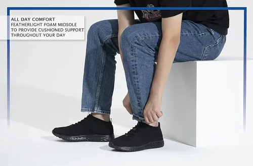 Miniatura 8 de Shoes for Crews Everlight - Zapatos de trabajo antideslizantes para hombre, transpirables, ligeros, con cordones, resistentes al agua
