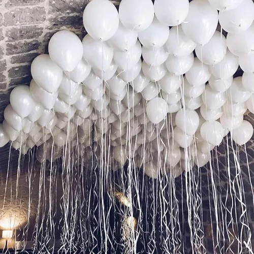 Miniatura 7 de 120 globos verdes de 5 pulgadas y globos blancos, 120 unidades de 5 pulgadas