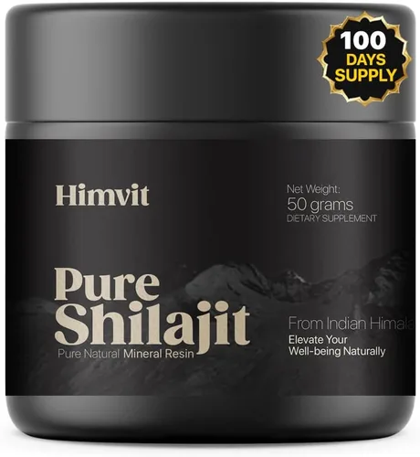 Resina Shilajit orgánica pura del Himalaya con informe de laboratorio, súper alta potencia para hombres y mujeres, ácido fúlvico y oligominerales,