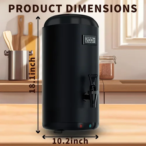 Miniatura 6 de Dispensador de bebidas aislado con dispensador de bebidas de calefacción, dispensador de bebidas de calefacción eléctrica, urna de agua caliente