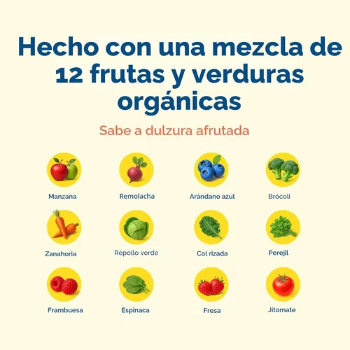 Miniatura 6 de Hiya Multivitamínico para niños, más de 15 vitaminas y minerales esenciales con frutas y verduras para mayores de 2 años, apoya el crecimiento