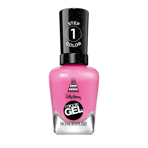 Miniatura 14 de Sally Hansen Miracle Gel Supercharged Pinks Esmalte de uñas Fórmula similar a gel de calidad de salón, sistema de dos pasos, no necesita luz UV
