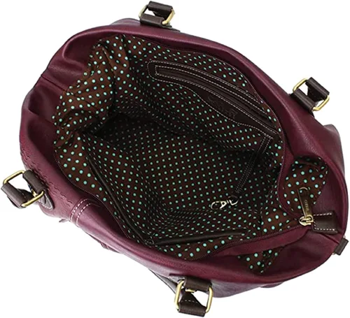 Miniatura 3 de Chala - Bolso bandolera grande con corte láser, diseño de pastor alemán