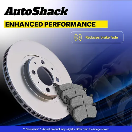 Miniatura 6 de Auto Shack 11.81" (300 mm) Rotores de freno ventilados delanteros recubiertos + pastillas de freno cerámicas de reemplazo para 2011-2016 Kia