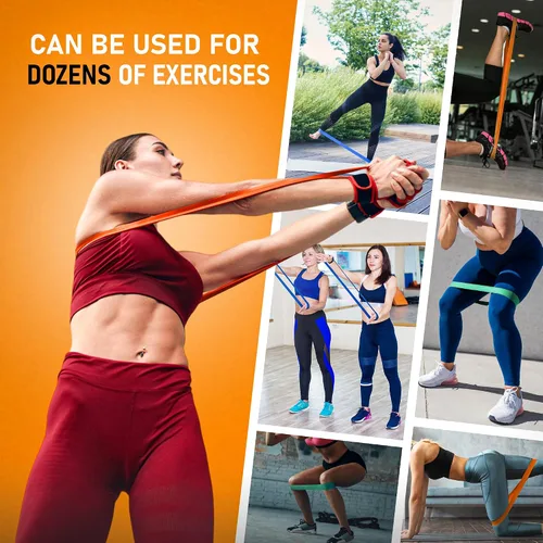 Miniatura 3 de Pure Band - Bandas de resistencia profesionales sin látex para entrenamiento, estiramiento, rehabilitación y terapia física, bandas elásticas