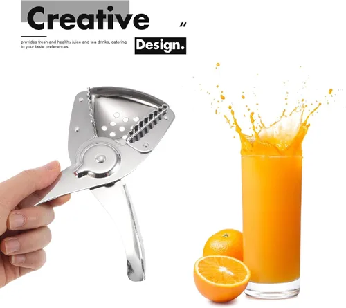 Miniatura 6 de DOITOOL Exprimidor de cítricos de acero inoxidable Prensa manual de frutas Exprimidor de limón y naranja, extractor de jugo de mano para uso