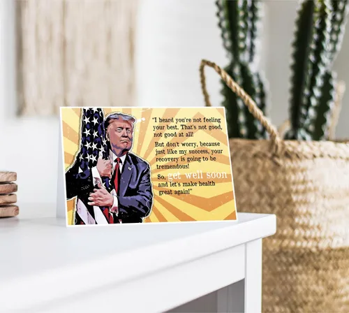 Miniatura 3 de Divertida tarjeta de regalo con texto en inglés "Get Well Soon", tarjetas de aliento para él o ella, regalos de "Get Well Soon