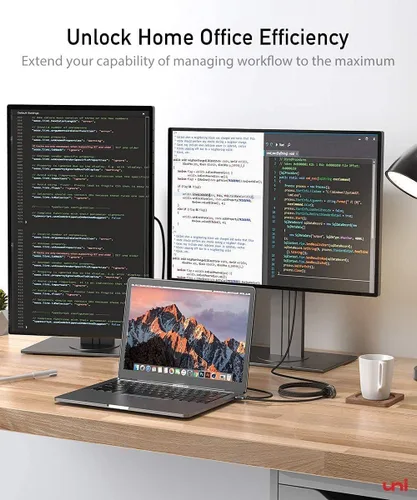 Miniatura 4 de uni Cable USB C a HDMI de 10 pies 4K a 60 Hz, cable USB tipo C a HDMI de aluminio resistente (compatible con Thunderbolt 3/4) con Samsung S8-S23