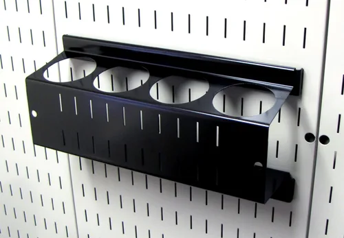 Miniatura 3 de Wall Control Soporte para latas de aerosol y organizador de latas de aerosol para tablero de clavijas Wall Control y tablero de herramientas Negro
