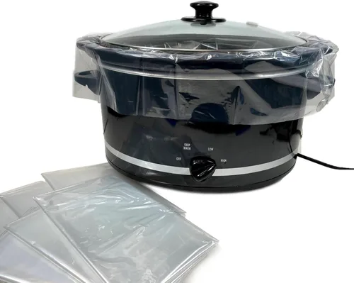 Regency Wraps Ahorro de olla de cocción lenta, ahorro de tiempo, forros antiadherentes para una fácil limpieza después de hacer guisos, sopa y