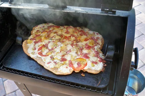 Miniatura 3 de Emile Henry Parrilla rectangular para pizza/horno de piedra, 19.6 x 14.0 pulgadas, borgoña