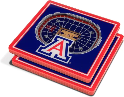 Miniatura 6 de YouTheFan NCAA - Posavasos con vista de estadio en 3D