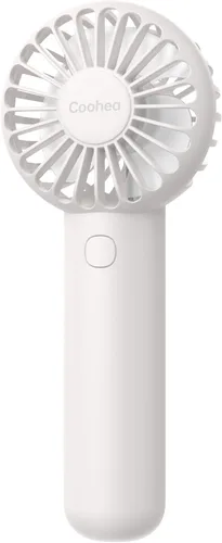 Miniatura 12 de Coohea Mini Ventilador de Mano, Diseño Pequeño y Bonito, 3 Velocidades Potentes, Batería Recargable USB Operada, Ventilador Personal Portátil