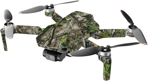 Miniatura 2 de MightySkins - Compatible con DJI Mini 2 Dron portátil - HTC Green Funda protectora de vinilo duradera y única Fácil de aplicar, quitar y cambiar